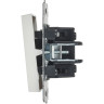 Выключатель 1-клавишный IEK BRITE 10А ВС10-1-0-БрБ белый - BR-V10-0-10-K01